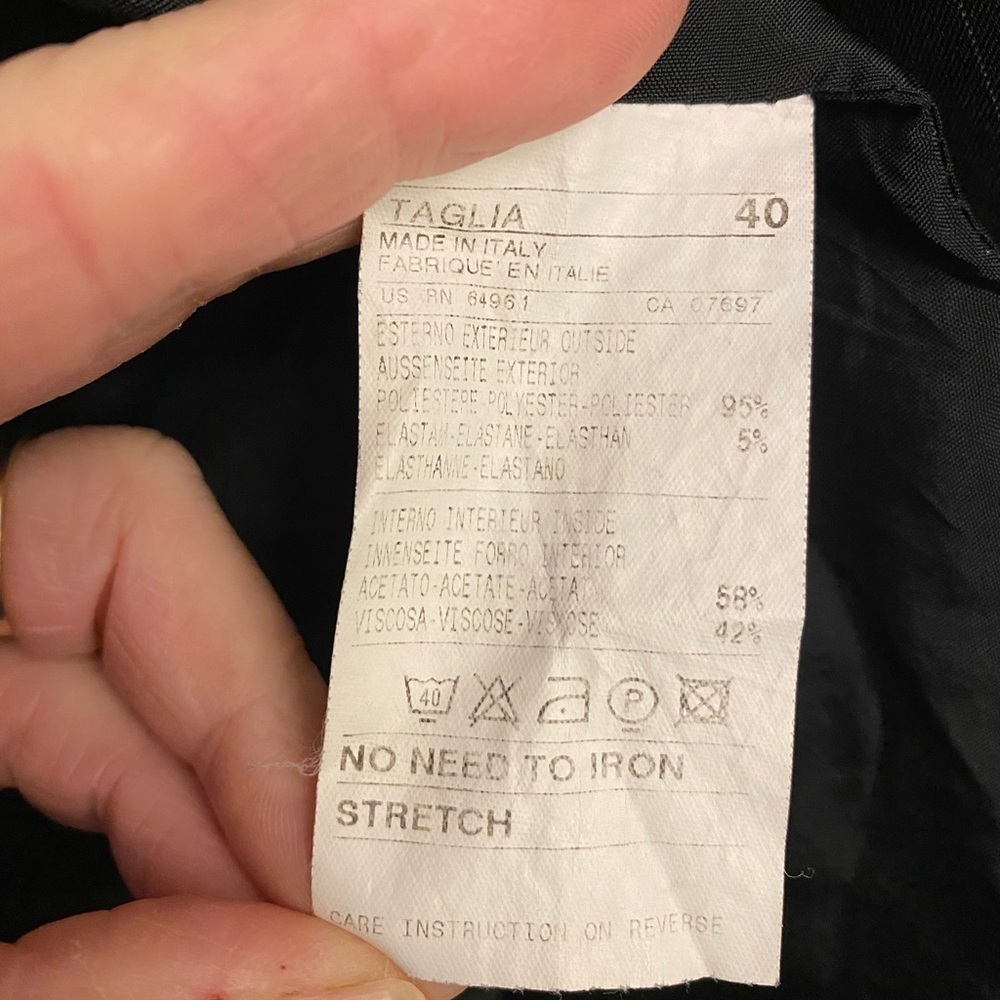 Benetton Pinstripe Blazers Size XS - Picture 7 of 7